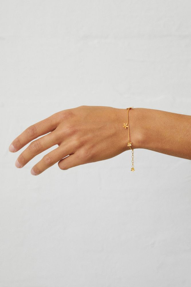 Wild Poppy Bracelet  | Gold