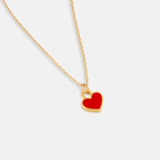 Ruby Heart Necklace