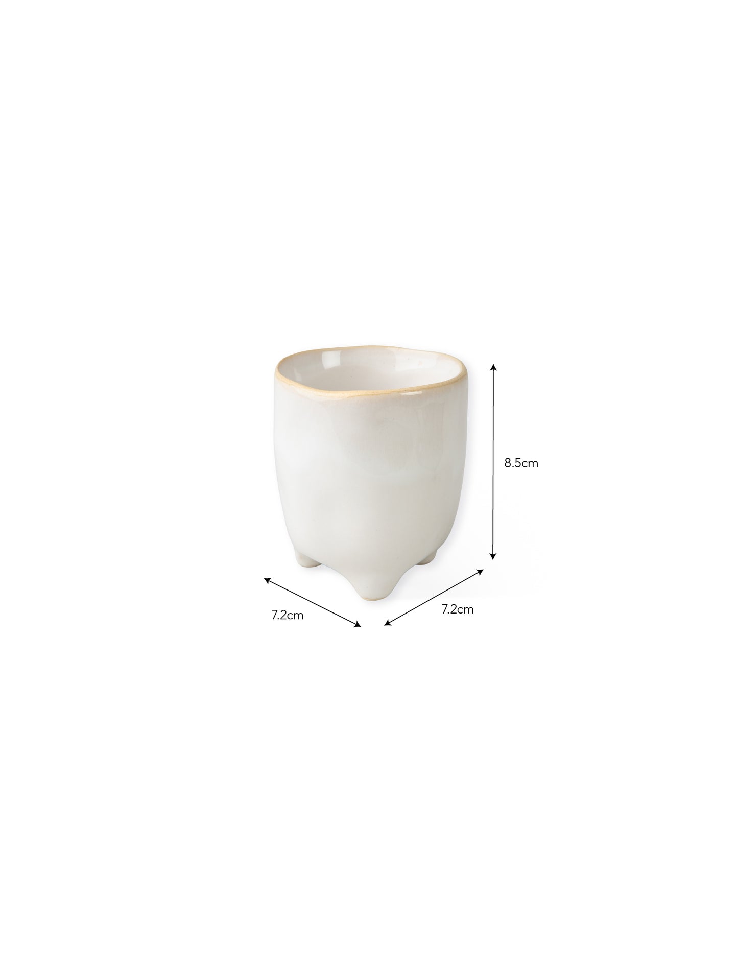 Positano Pot | White