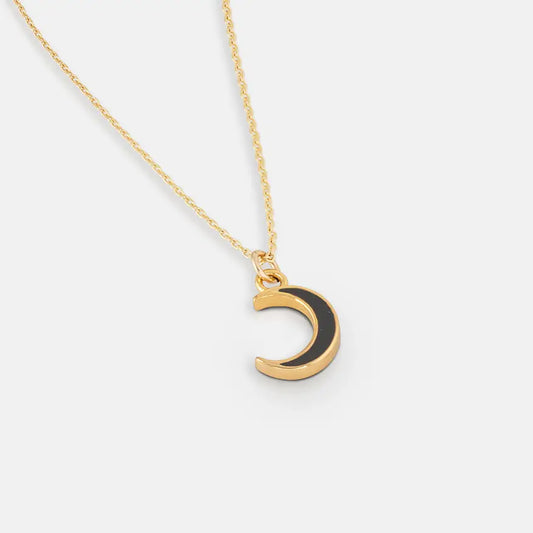 Slate Moon Necklace