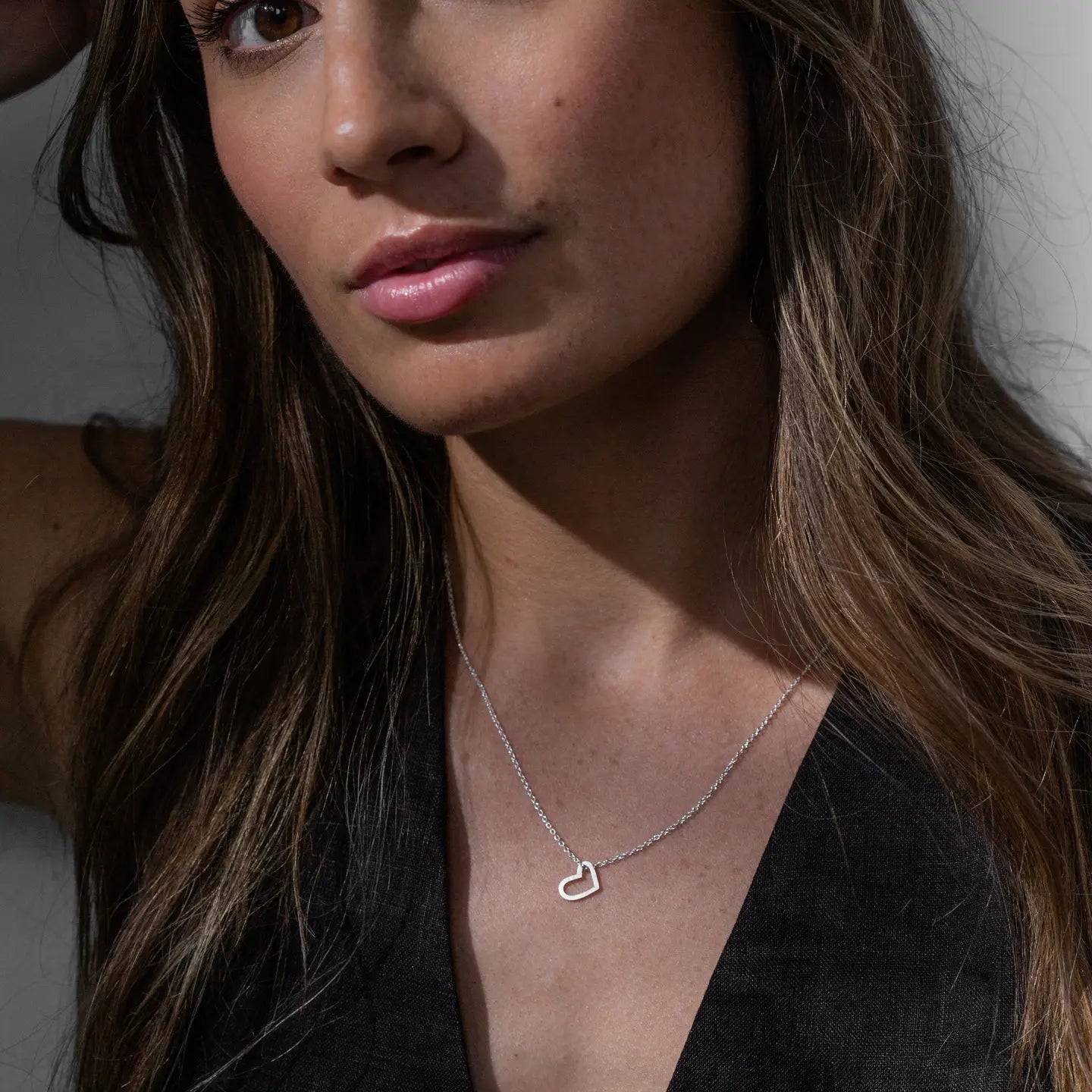 Silver Cupid Necklace