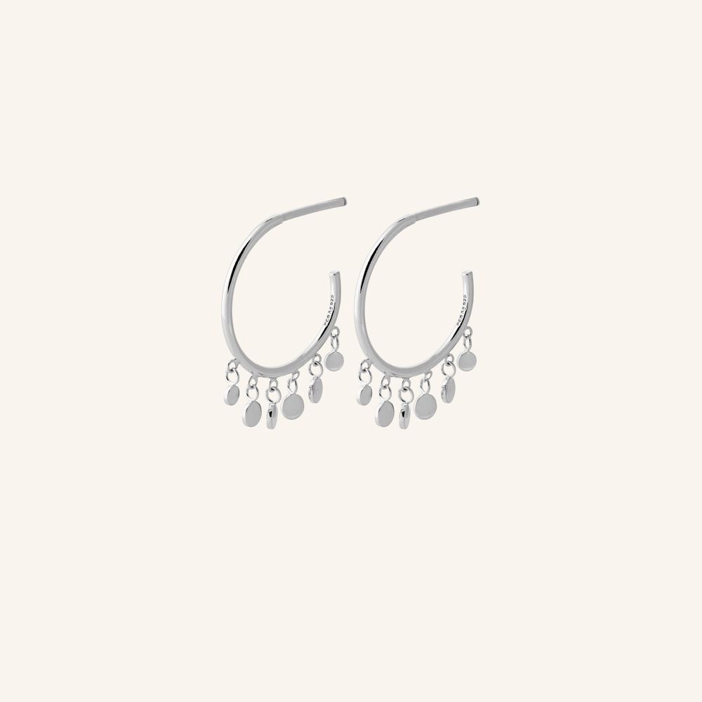 Glow Earrings | Silver