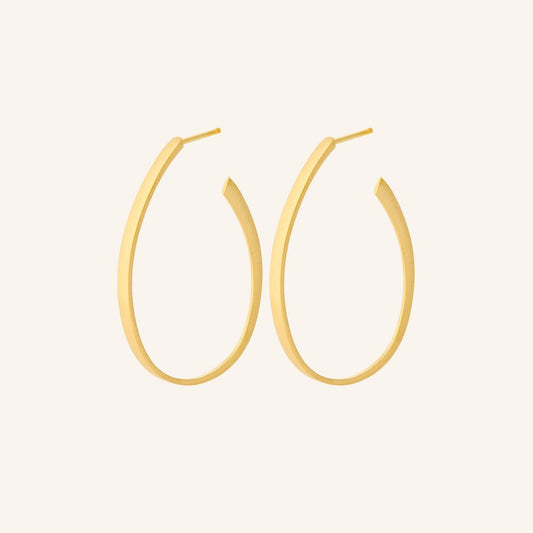 Oval Creoles | Gold