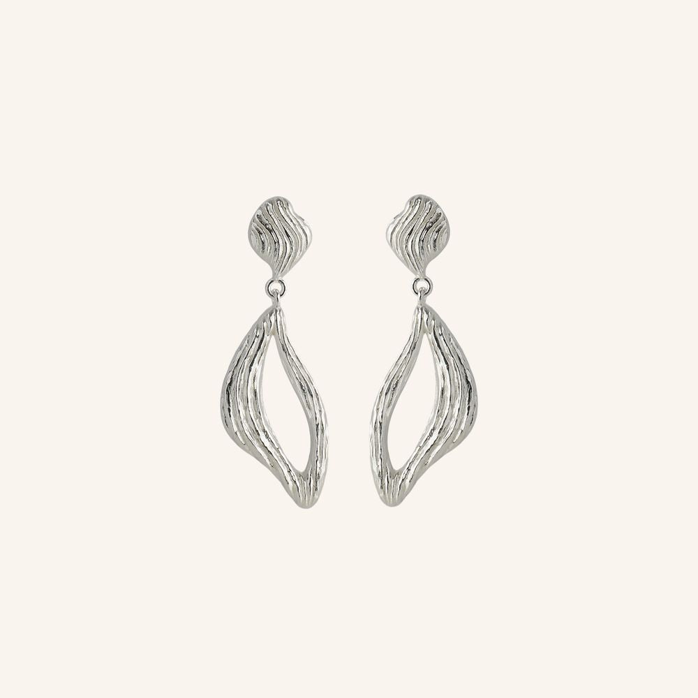 Flowing Dreams Earrings | Silver