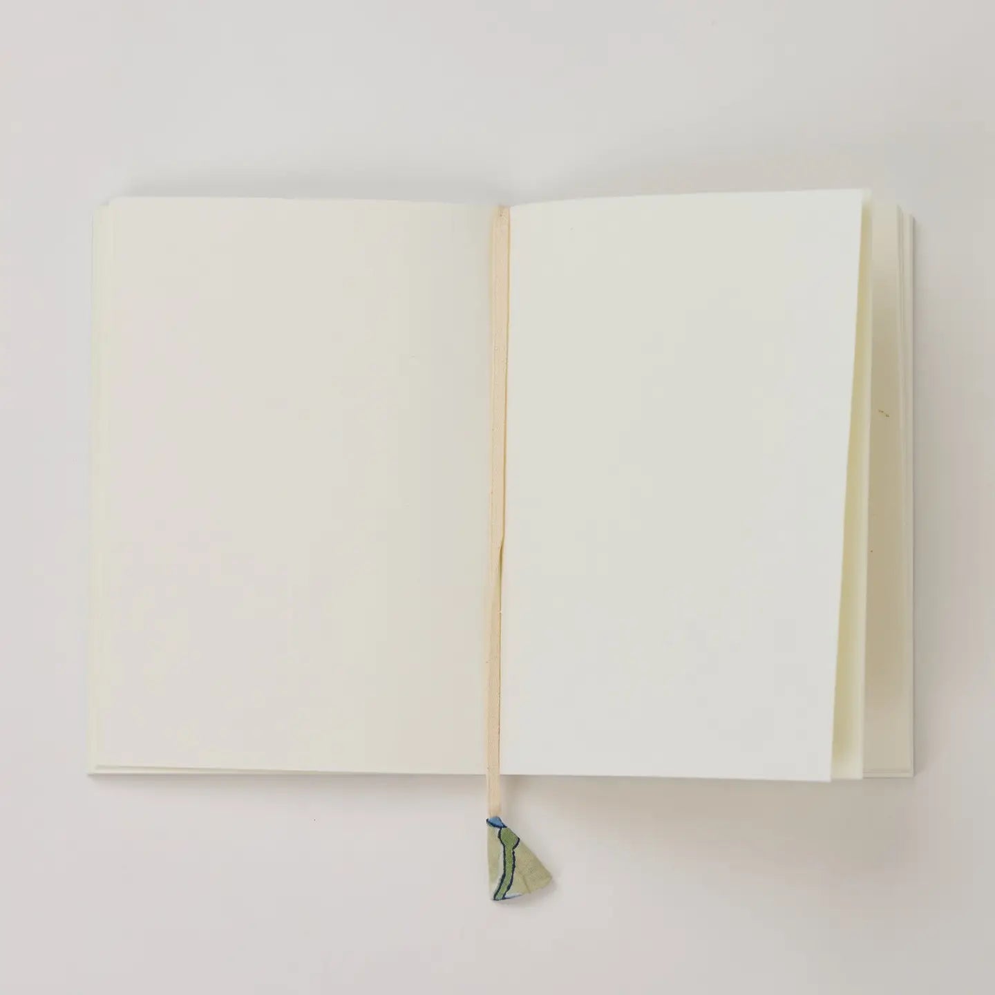 Block Printed Ruled Notebook (A5) - Lotus Indigo