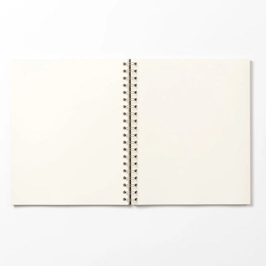 Plain Wirebound Notebook | Navy | Medio