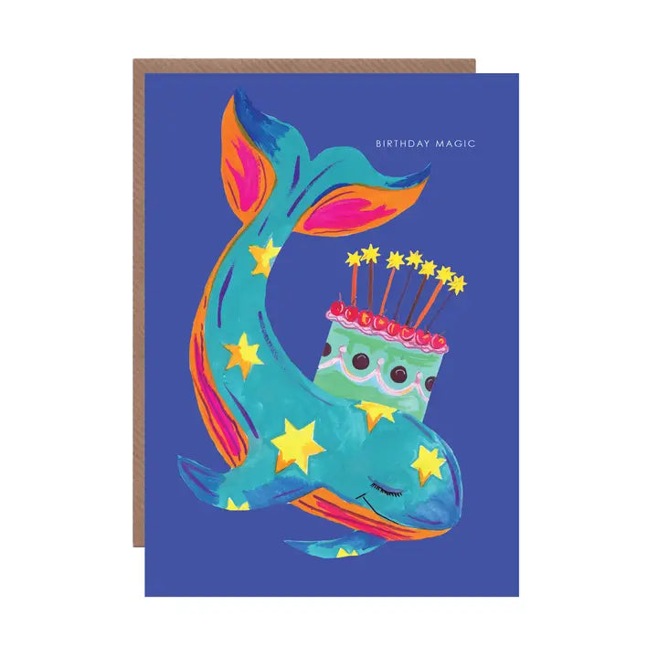 Birthday Magic Whale and Cake