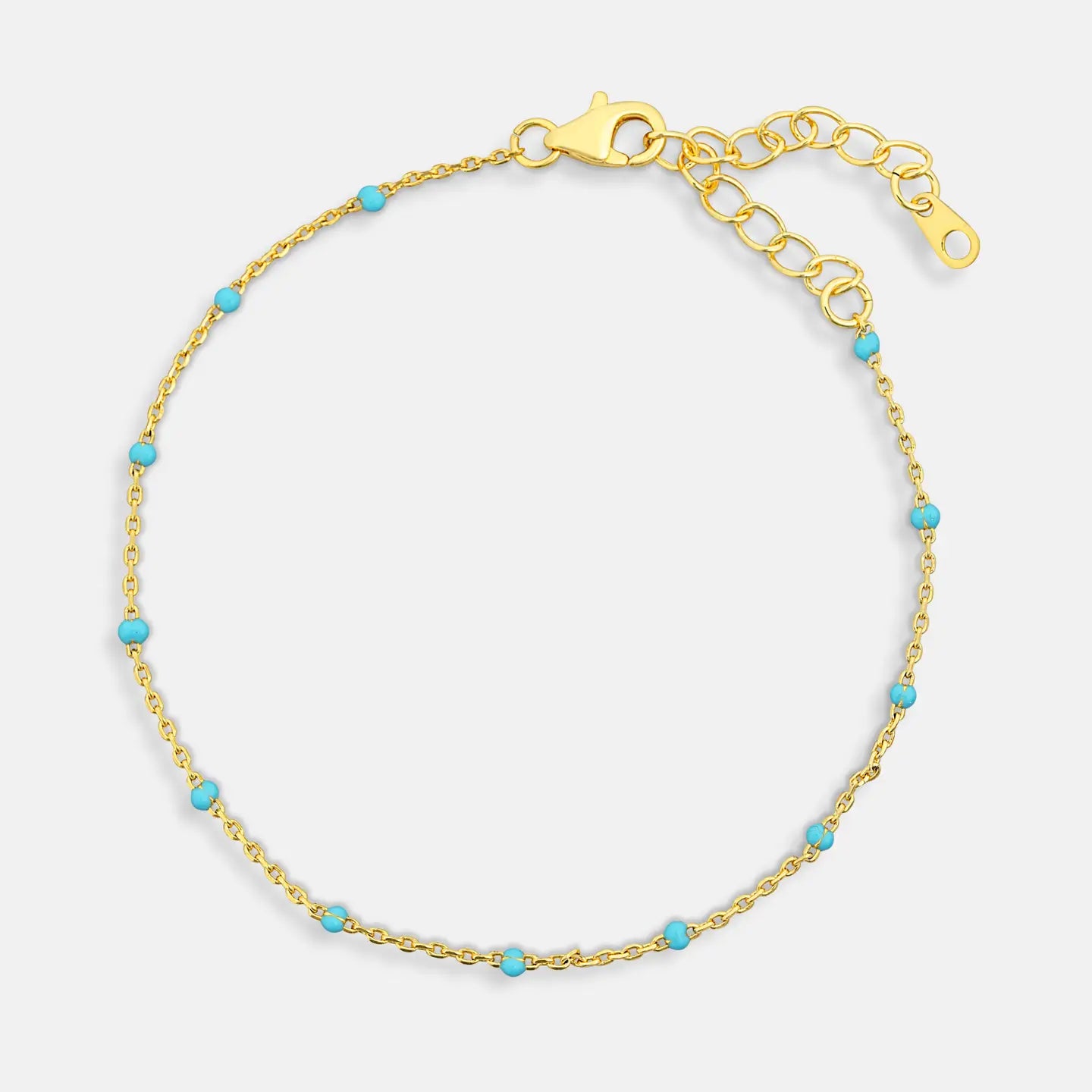 Sky Blue Enamel Bracelet