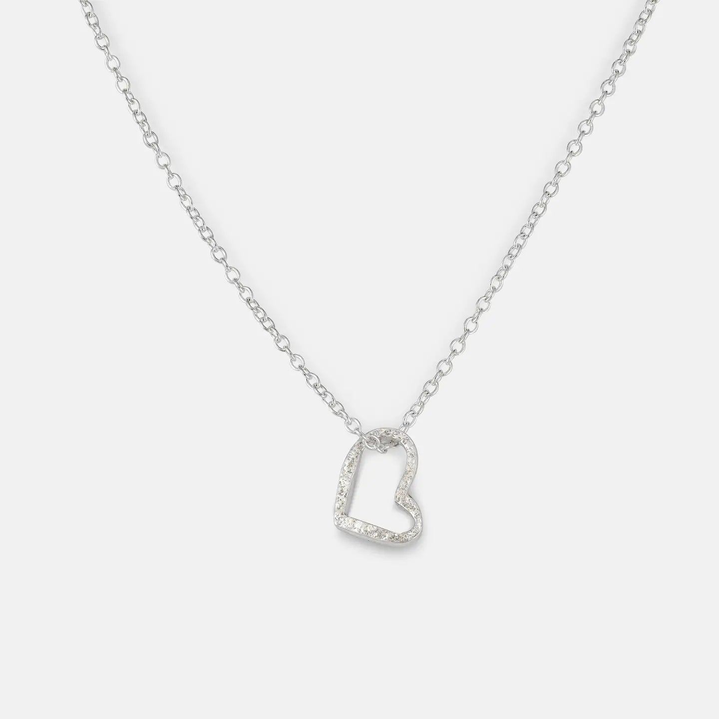Silver Cupid Necklace