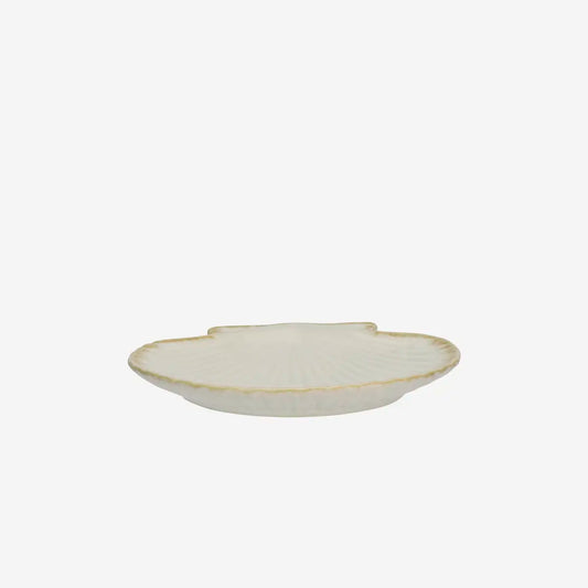 Stoneware Sea Shell Tray