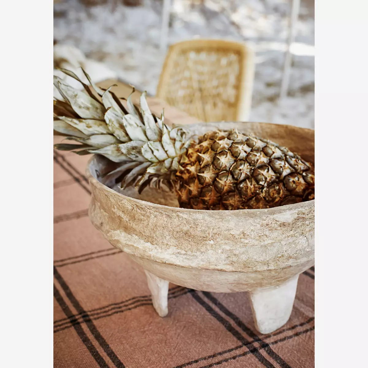 Handmade paper pulp bowls