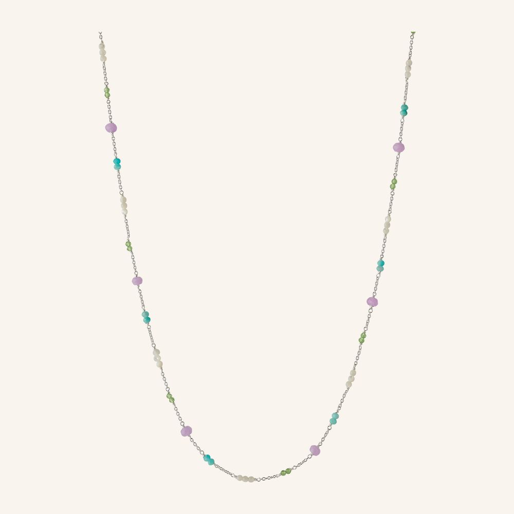 Sea Colour Necklace | Silver