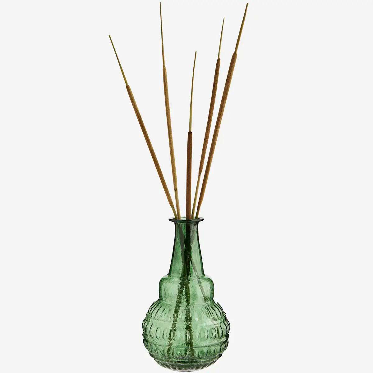 Recycled glass vase