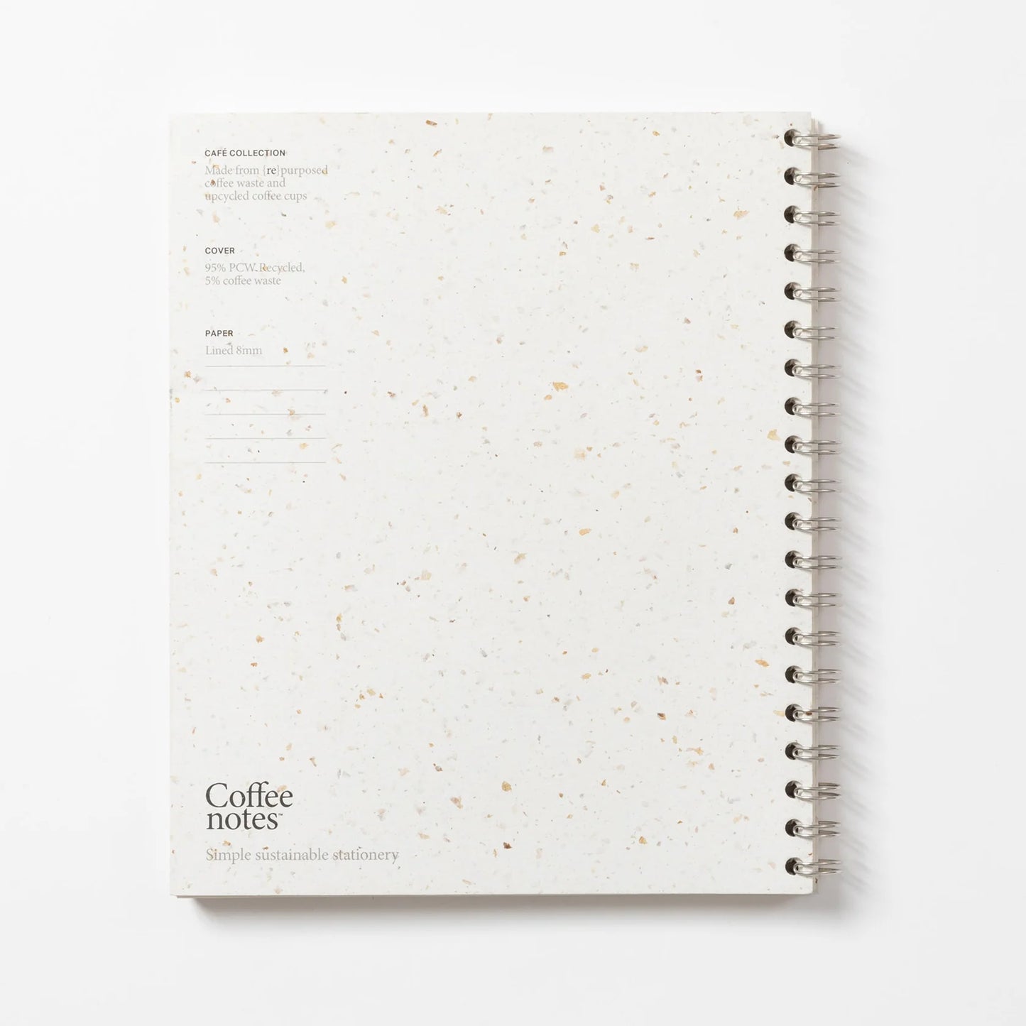 Lined Wirebound Notebook | Grounds | Medio