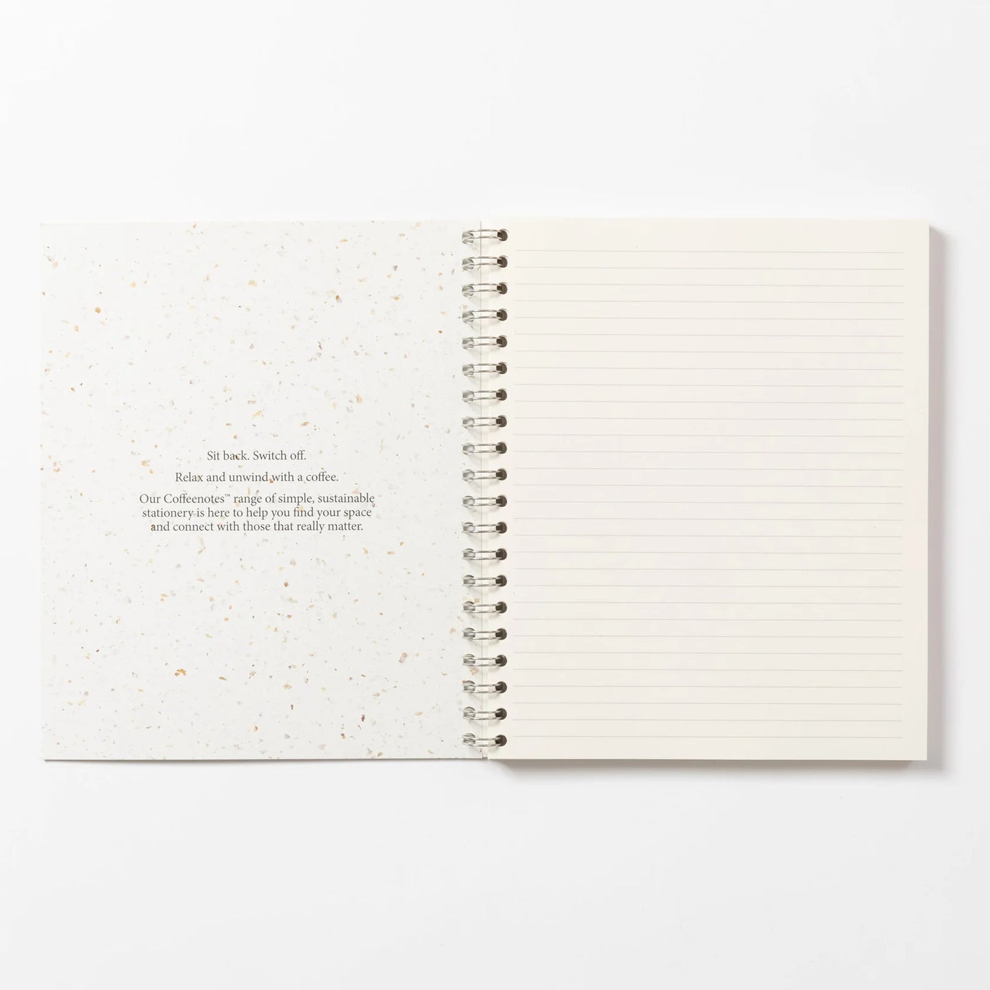 Lined Wirebound Notebook | Grounds | Grande