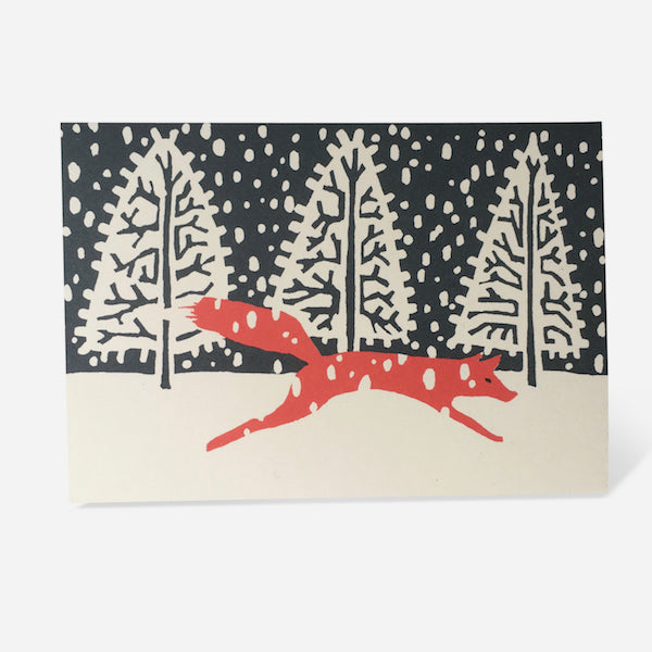 Fox in Winter - pack of 10