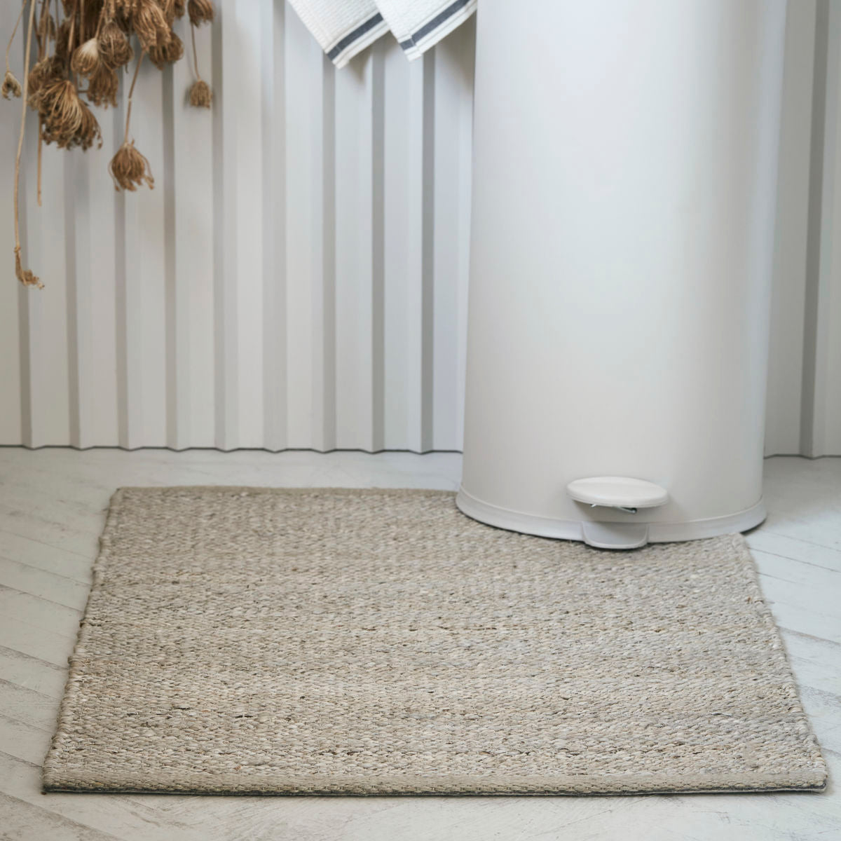 Rug, Hempi, Light Grey