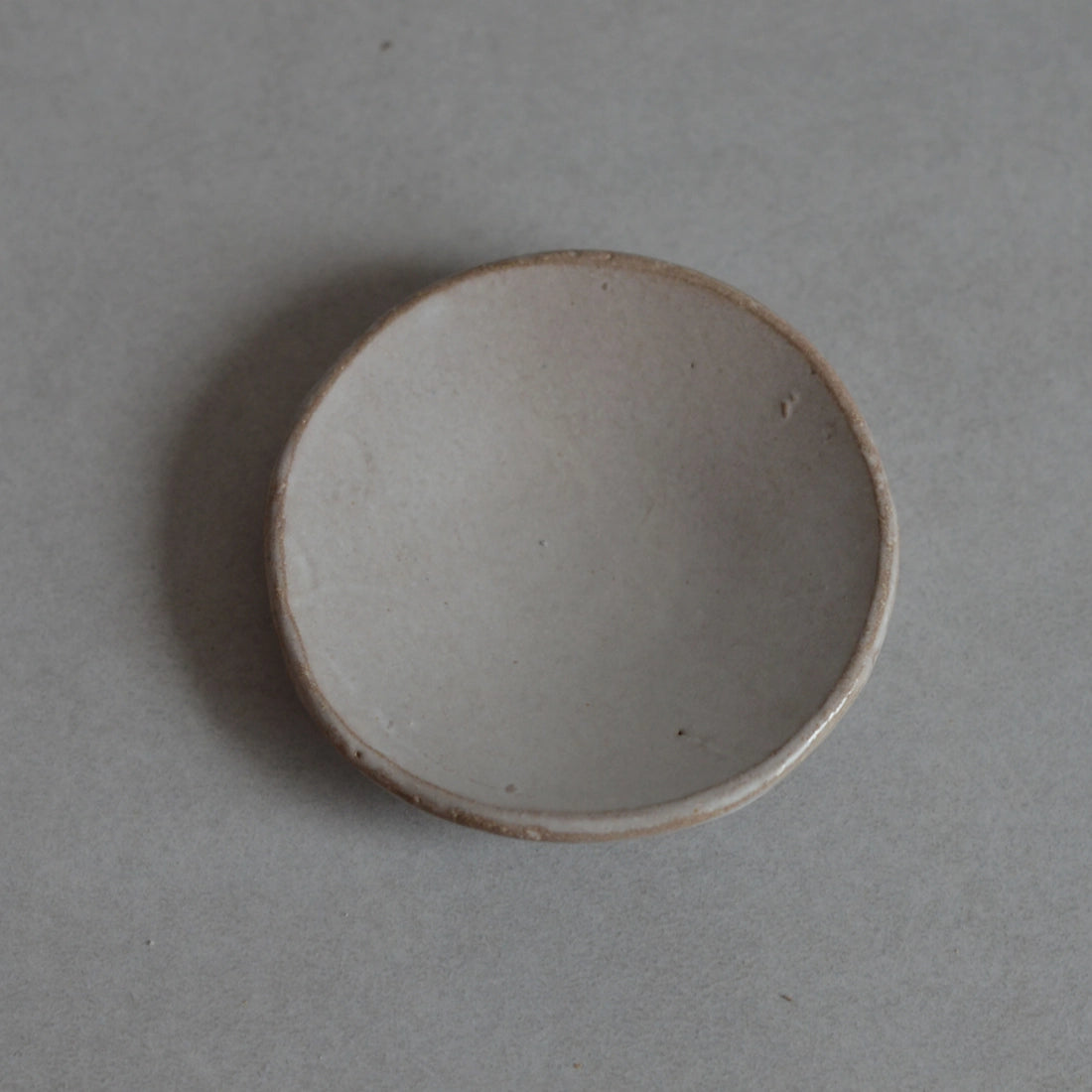 Ceramic Incense Holder Plate | Light Grey