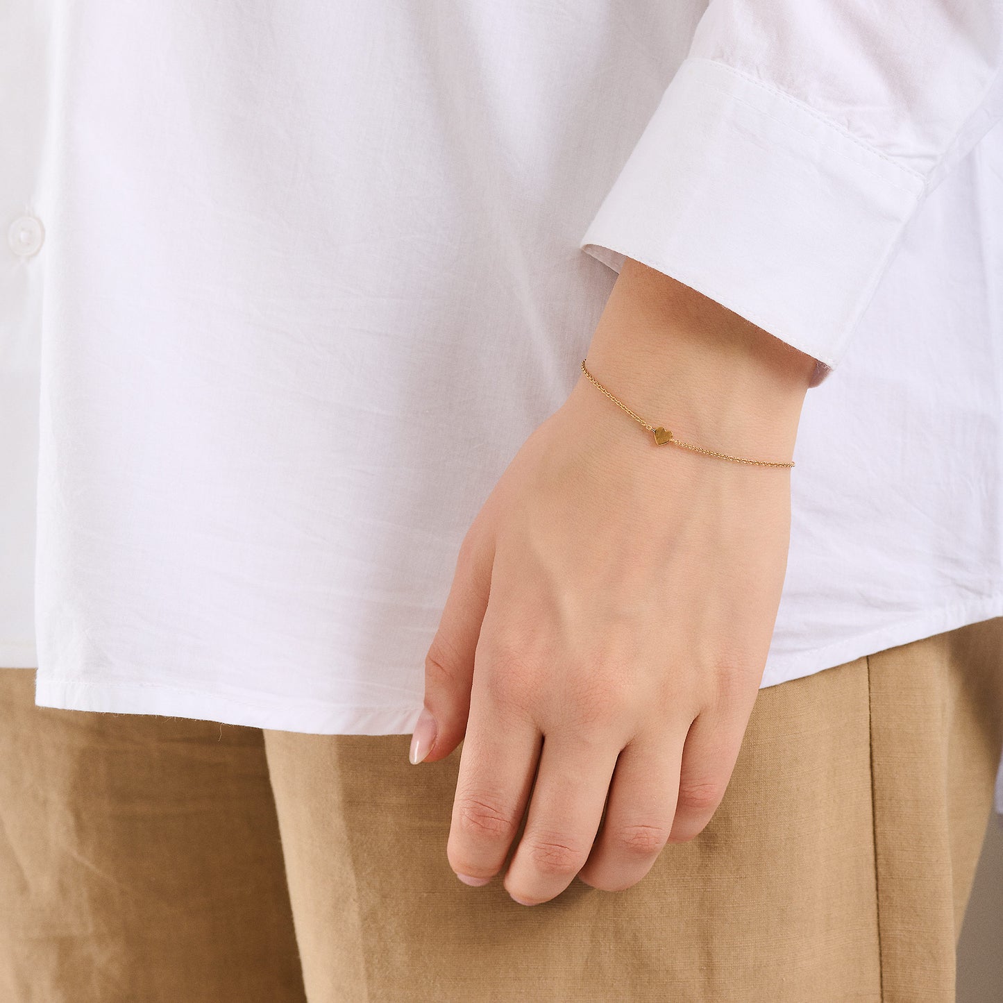 Heart Bracelet | Gold