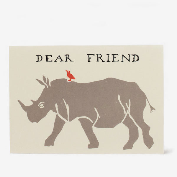 Dear Friend Rhinoceros