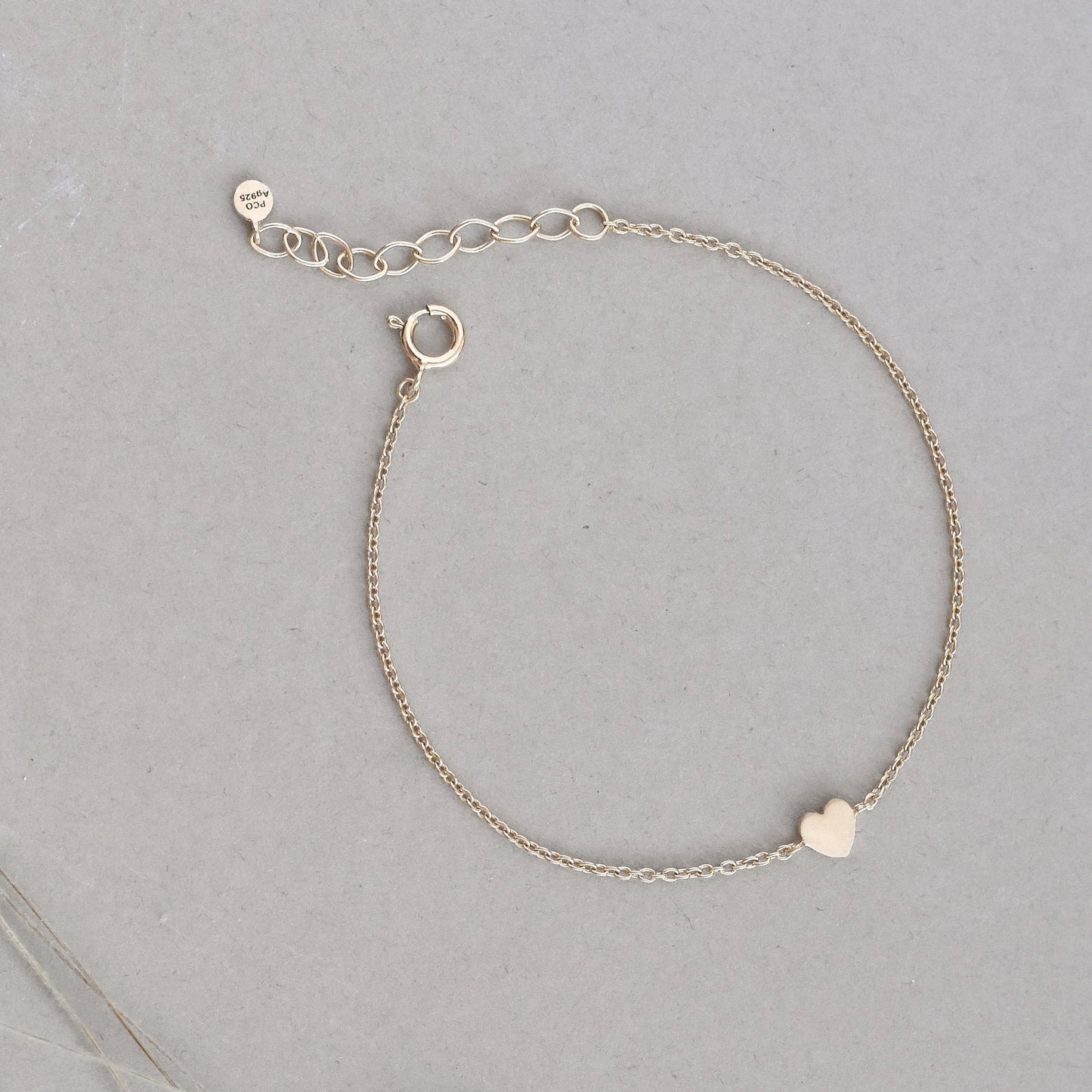 Heart Bracelet | Gold