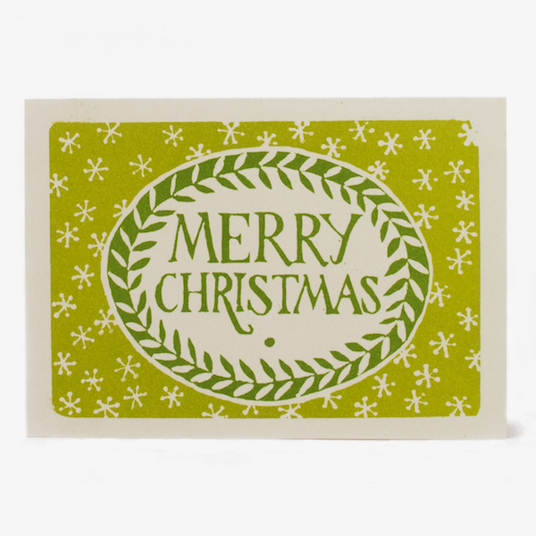 Merry Christmas | Grass Green - pack of 10