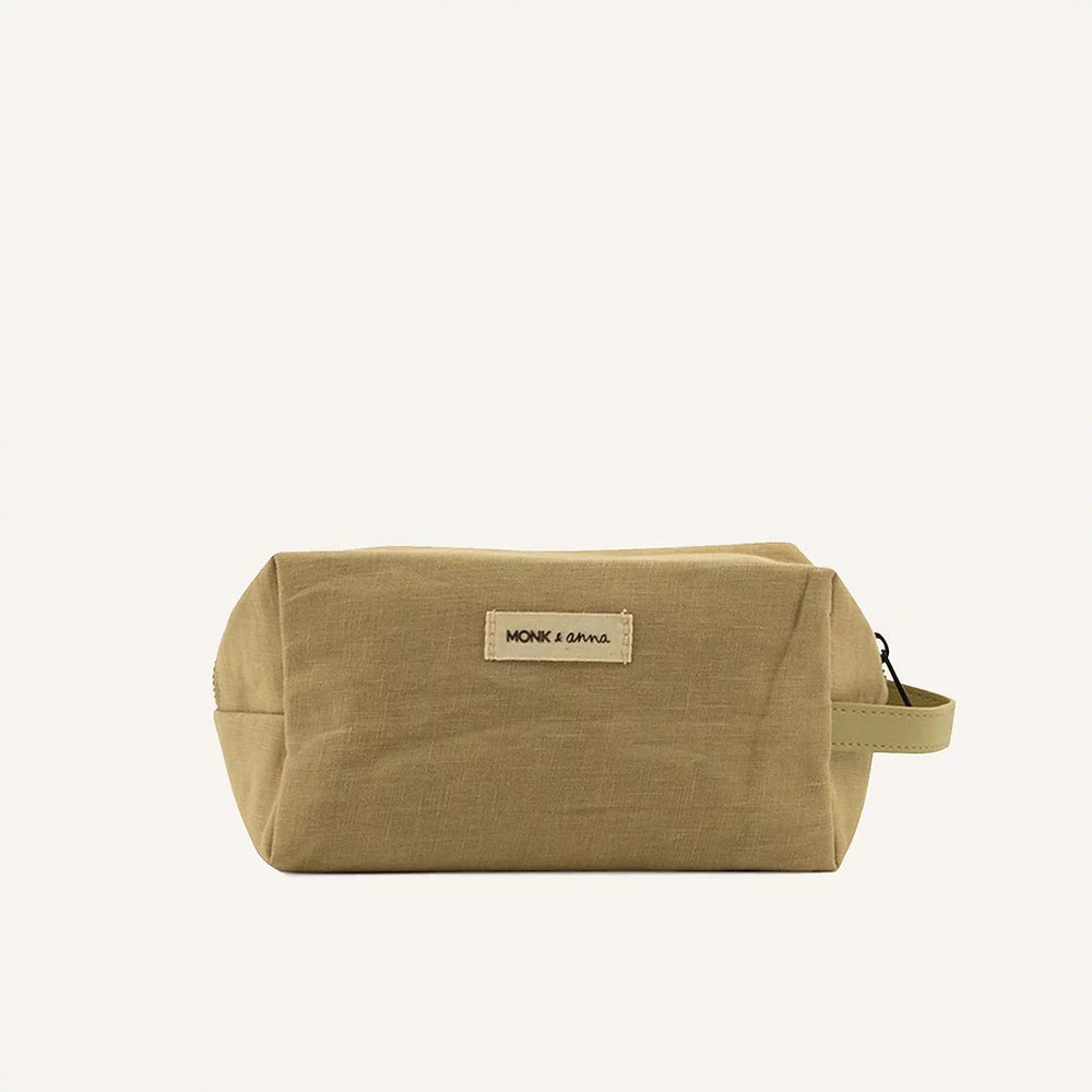 Toiletry Bag | Linen | Pistachio