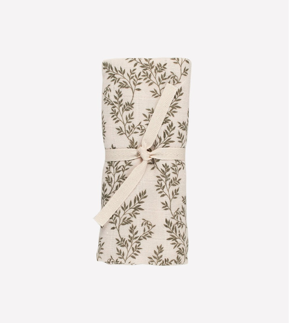 Muslin Cloth | Bay Leaves Print