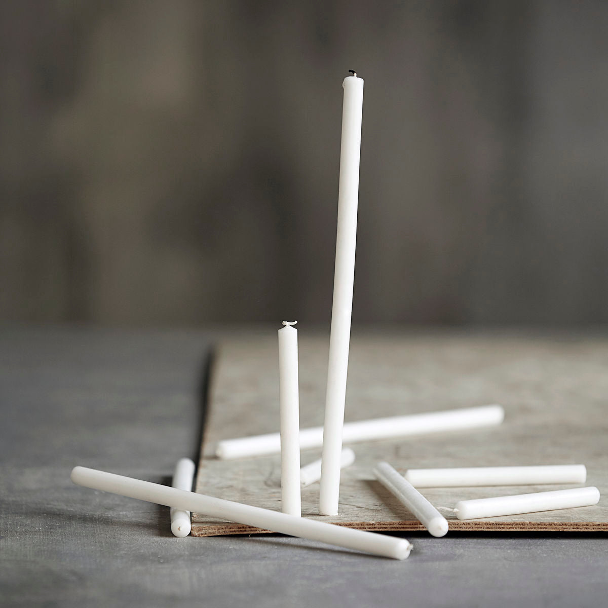 Pencil candle, small | White