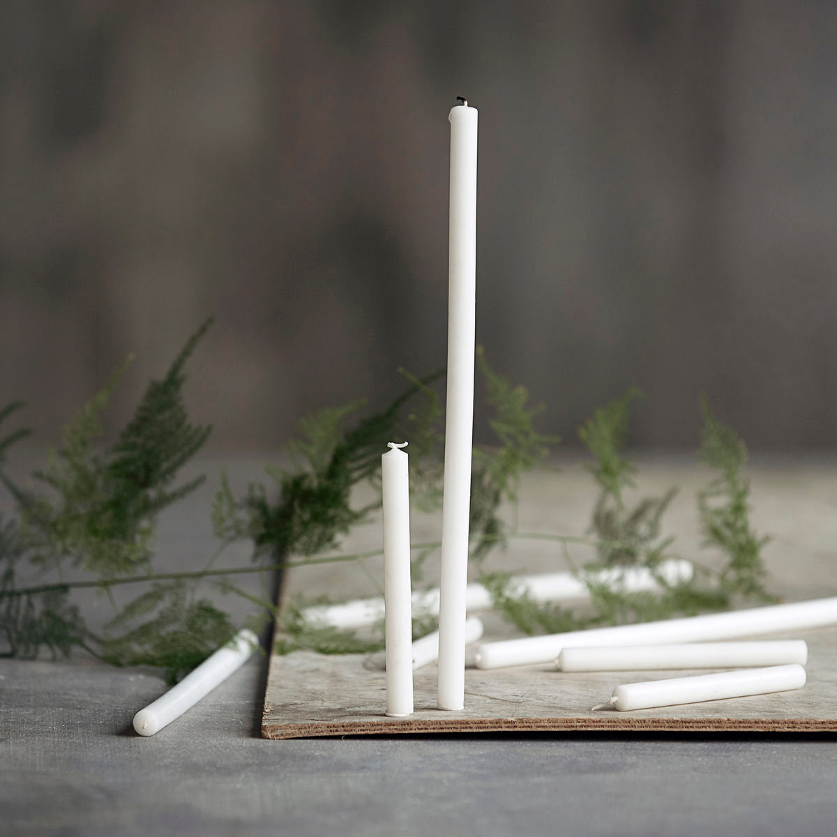 Pencil candle, small | White