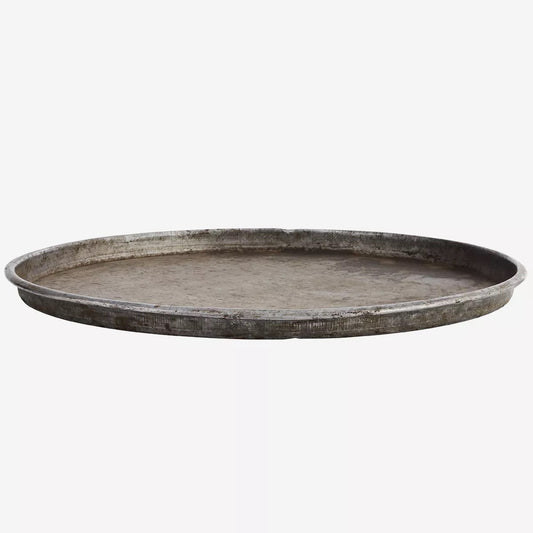 Recycled Round Iron Tray